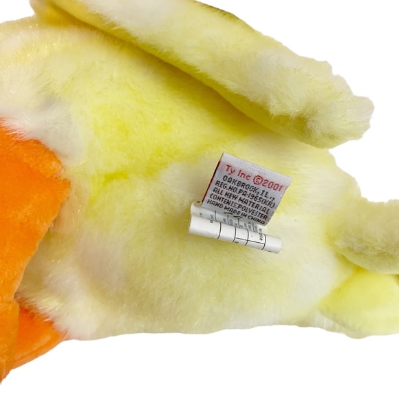TY Beanie Baby Quackie 2001 Collectible Plush Stuffed Animal Duck Yellow - Picture 2 of 5